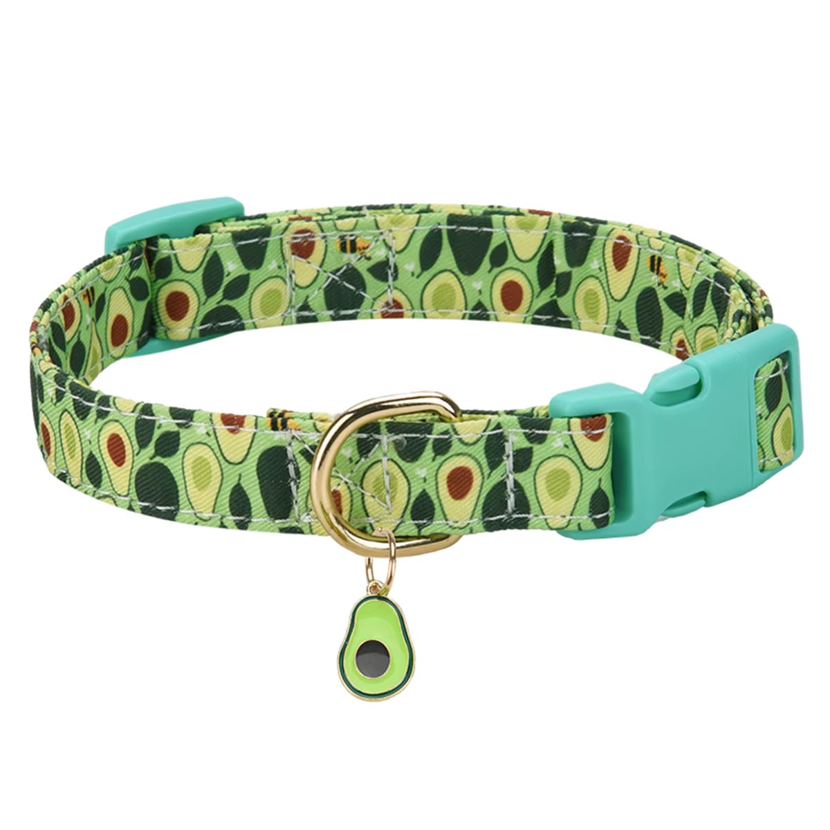Collier à motif de fruits pour animaux de compagnie, pendentif en métal, adapté aux petits et moyens animaux de compagnie, chiot, chat