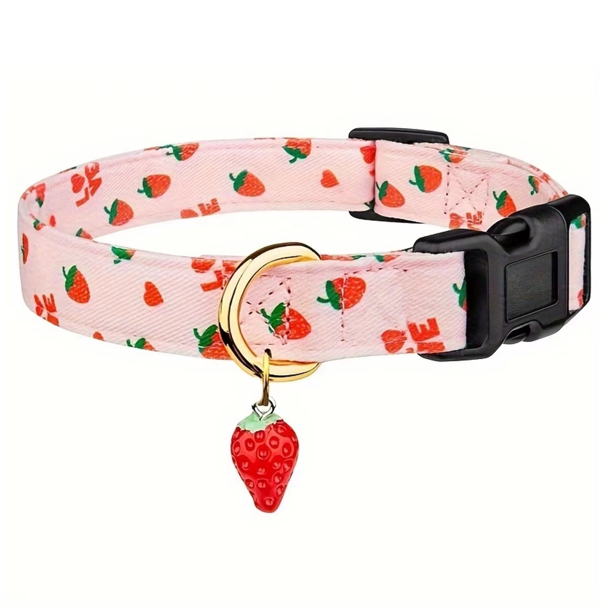 Collier à motif de fruits pour animaux de compagnie, pendentif en métal, adapté aux petits et moyens animaux de compagnie, chiot, chat