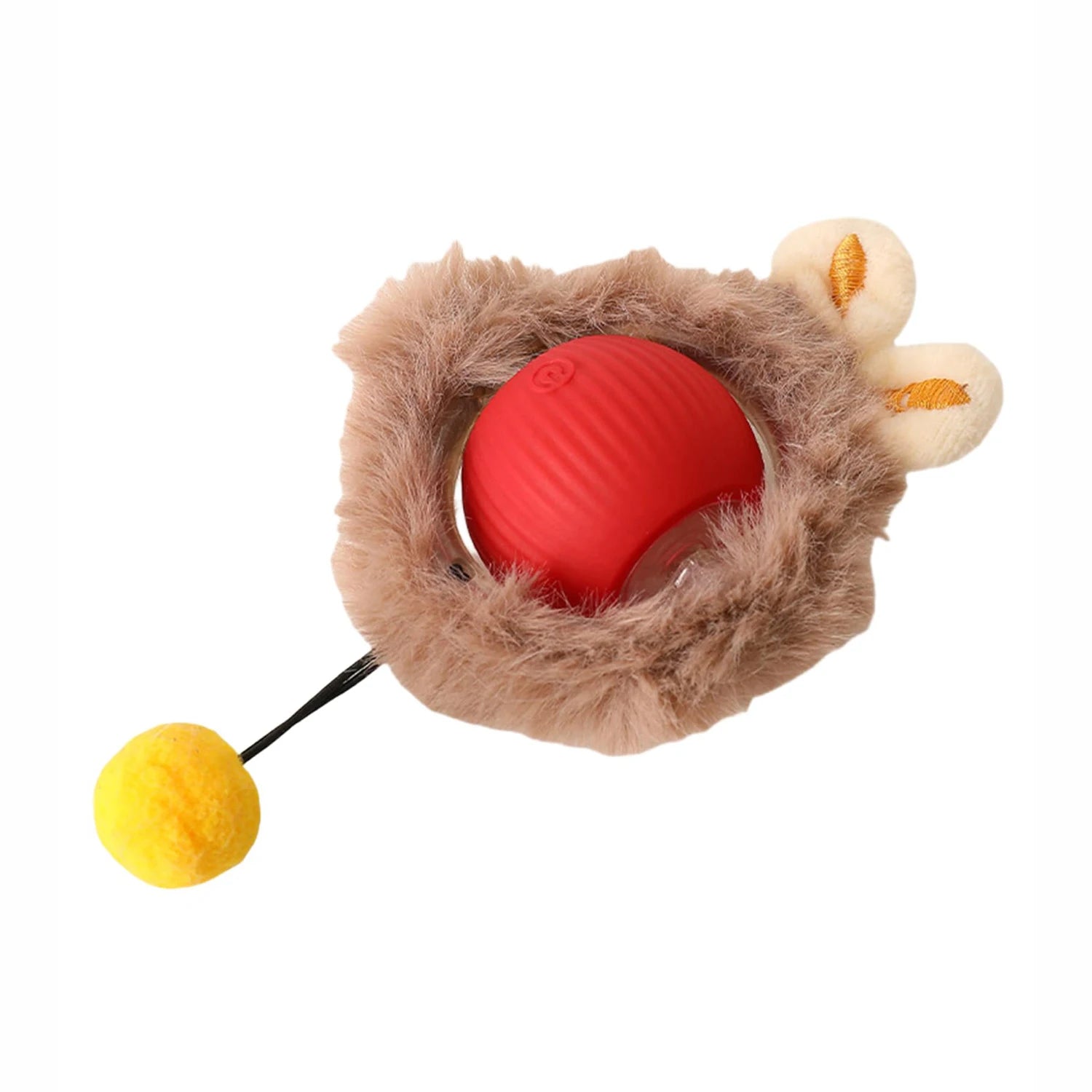 Jouet en peluche électrique Automatic Kitty pour chat, ensemble de couverture de jeu, boule roulante à gratter, jouets interactifs intelligents et éclairés