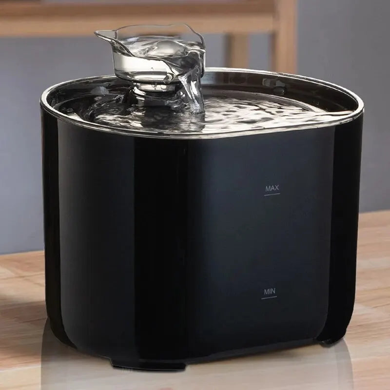 Fontaine à eau à recirculation automatique pour chats et chiens, distributeur d'eau, pompe muette électrique USB, oreille de chat, fontaine à boire pour animaux de compagnie