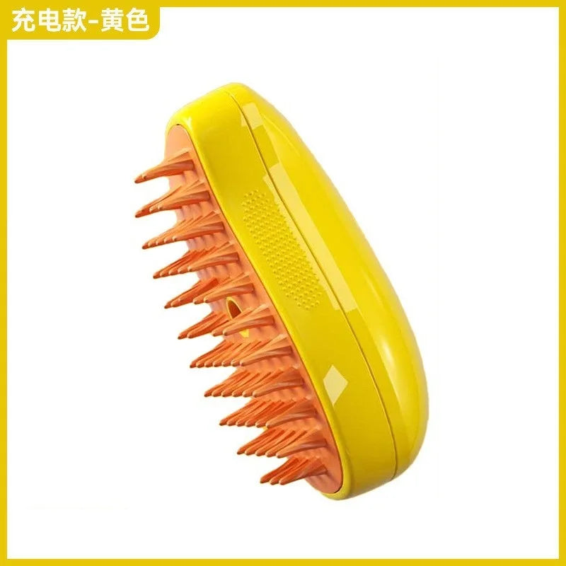 Pulvérisateur électrique pour massage, brosse à vapeur pour chat et chien, outil de toilettage pour animaux de compagnie, perte de cheveux, 3 en 1, peignes de massage