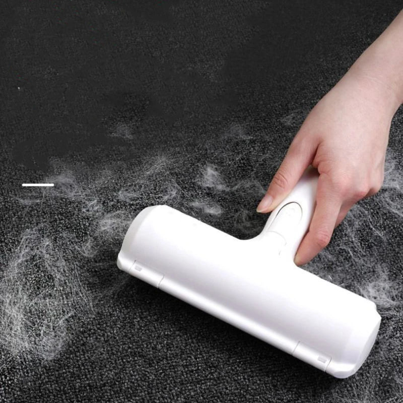 Rouleau autonettoyant pour poils d'animaux, poils de chat, charpie, une brosse à main, épilateur pour animaux de compagnie, 2 voies remodelées, chien, meubles