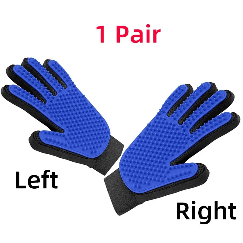 Gants de toilettage pour animaux de compagnie, brosses pour chat, perte douce, efficac, mitaines, gants de lavage pour chiens, chats et chevaux