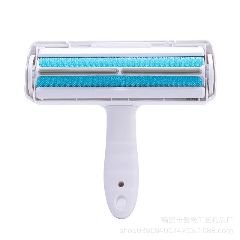 Rouleau autonettoyant pour poils d'animaux, poils de chat, charpie, une brosse à main, épilateur pour animaux de compagnie, 2 voies remodelées, chien, meubles