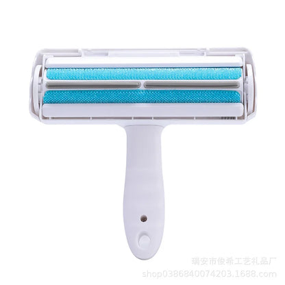 Rouleau autonettoyant pour poils d'animaux, poils de chat, charpie, une brosse à main, épilateur pour animaux de compagnie, 2 voies remodelées, chien, meubles