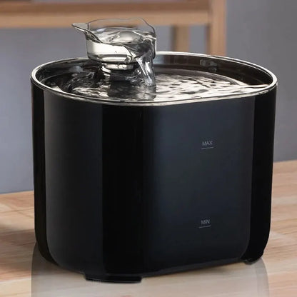 Fontaine à eau à recirculation automatique pour chats et chiens, distributeur d'eau, pompe muette électrique USB, oreille de chat, fontaine à boire pour animaux de compagnie