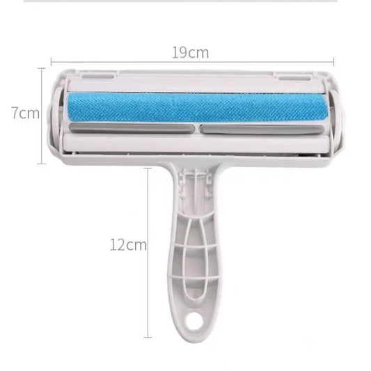 Rouleau autonettoyant pour poils d'animaux, poils de chat, charpie, une brosse à main, épilateur pour animaux de compagnie, 2 voies remodelées, chien, meubles